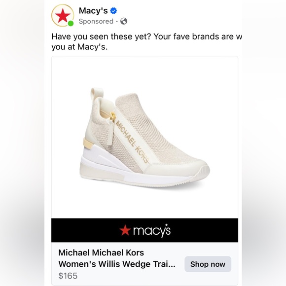 Women’s Michael Kors Willis Metallic Stretch Knit Trainer size 10 - Picture 12 of 12